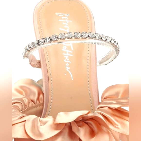 Betsey Johnson Original Jayde Nude Sandal. Size 8.5 - Picture 10 of 14